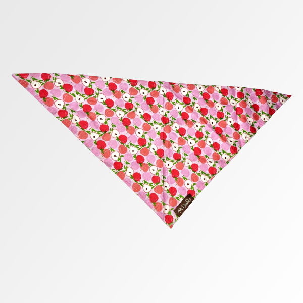 Apple Printed Bandana - Premium Accessories from The Pet Station 