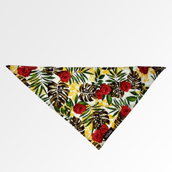 Leaf Printed Bandana - Premium Accessories from The Pet Station 