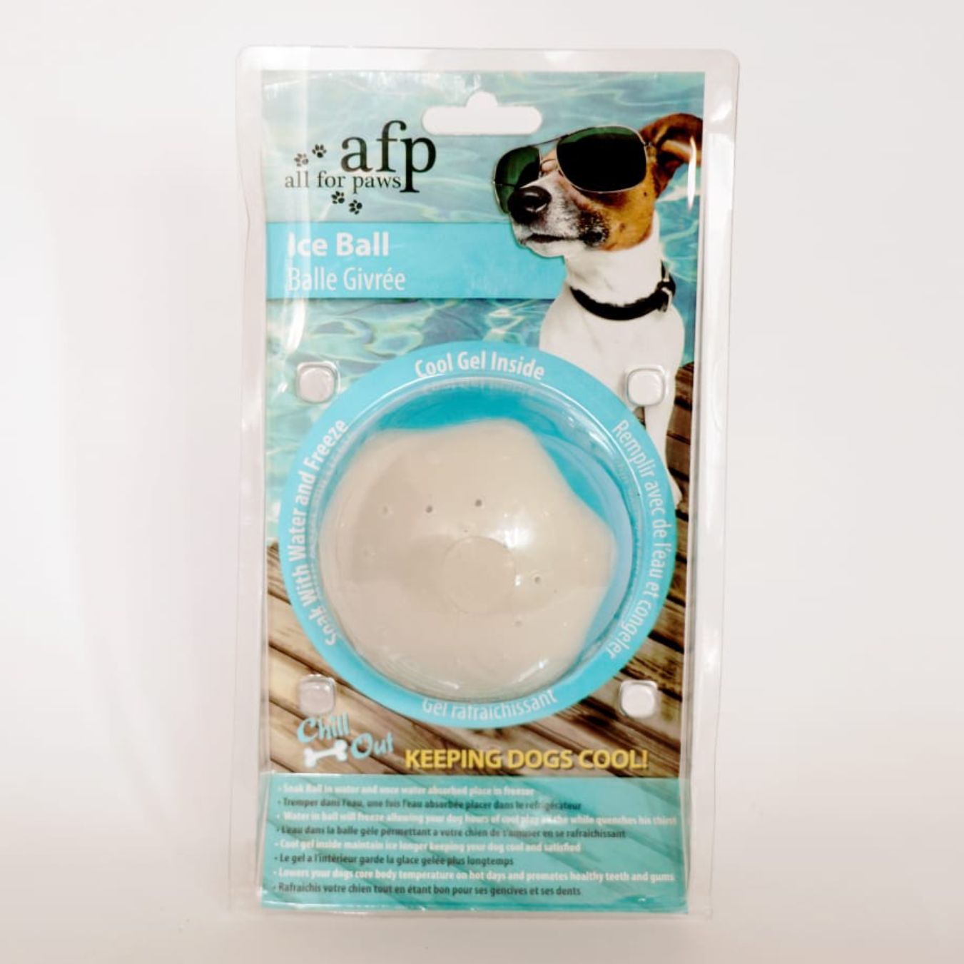 ALL FOR PAWS ICE BALL - Premium Accessories from The Pet Station 