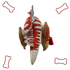 Happy Tug Stegosaurus Dog Toy - Premium  from The Pet Station 