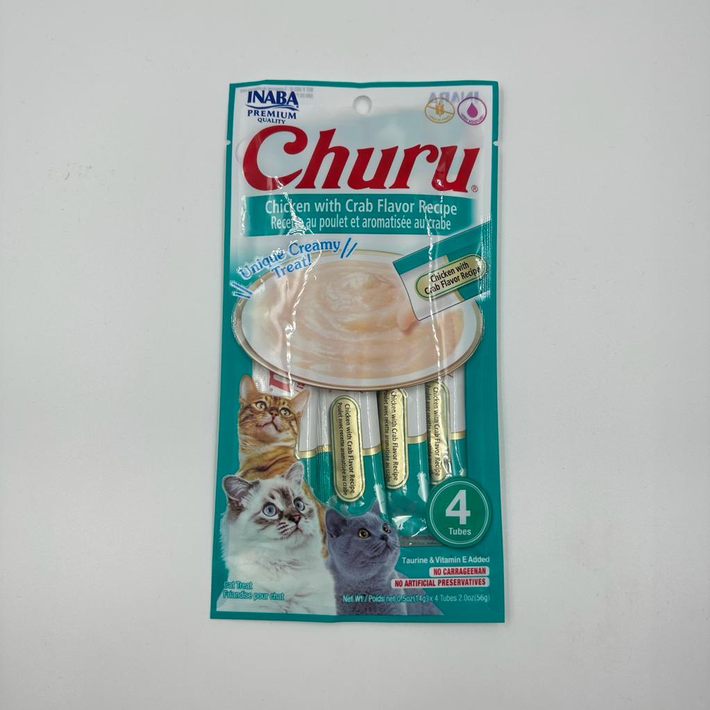 Churu Puree – Chicken & Crab - 4 pack - Premium  from The Pet Station 