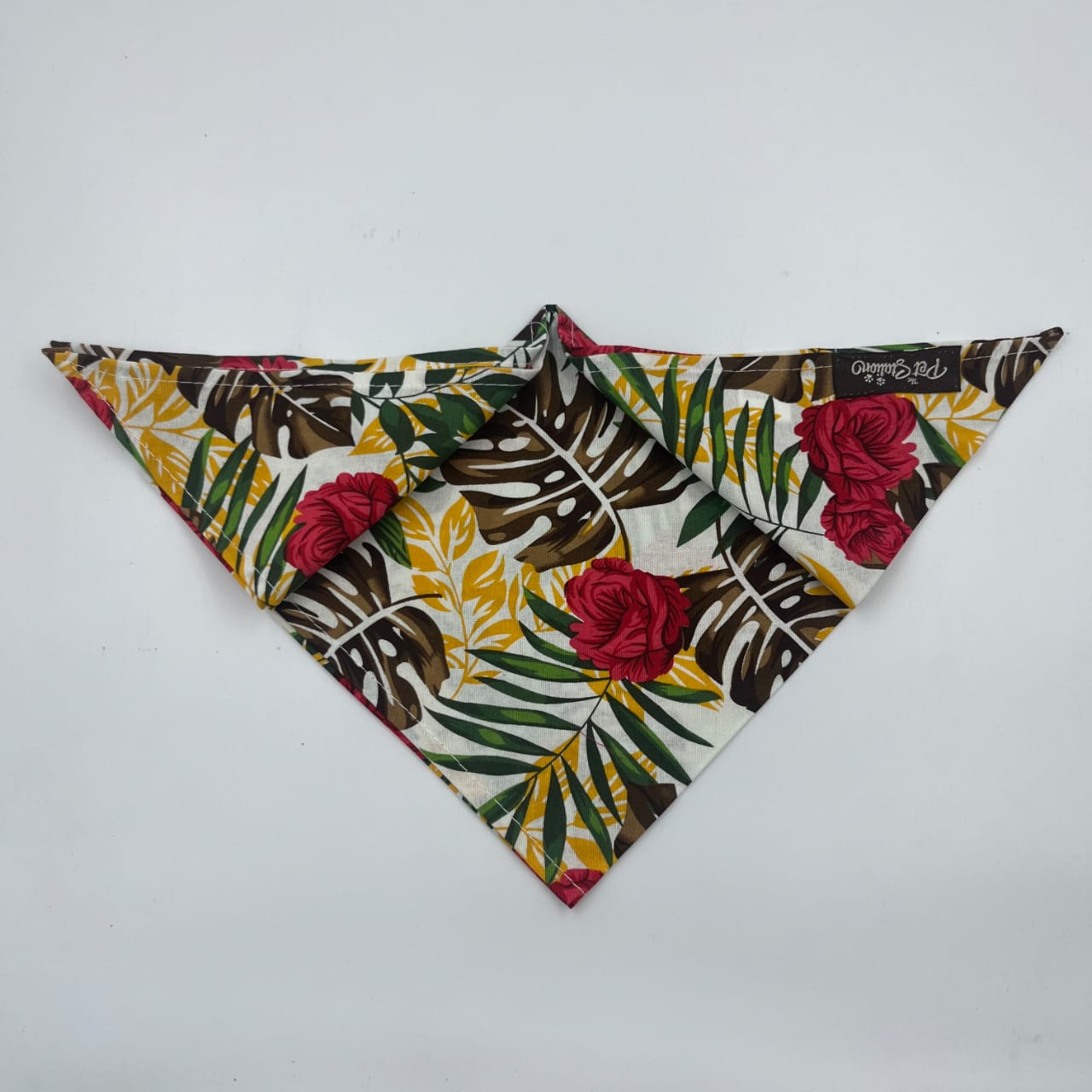 Leaf Printed Bandana - Premium Accessories from The Pet Station 