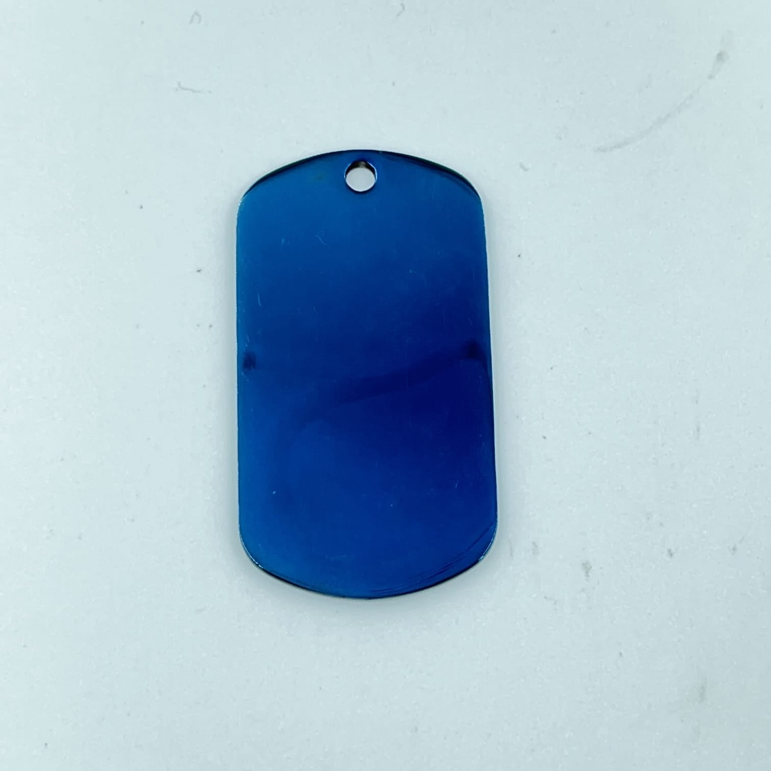 Blue Rectangular Tag - Premium  from The Pet Station 