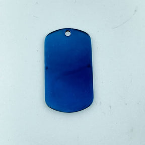 Blue Rectangular Tag - Premium  from The Pet Station 